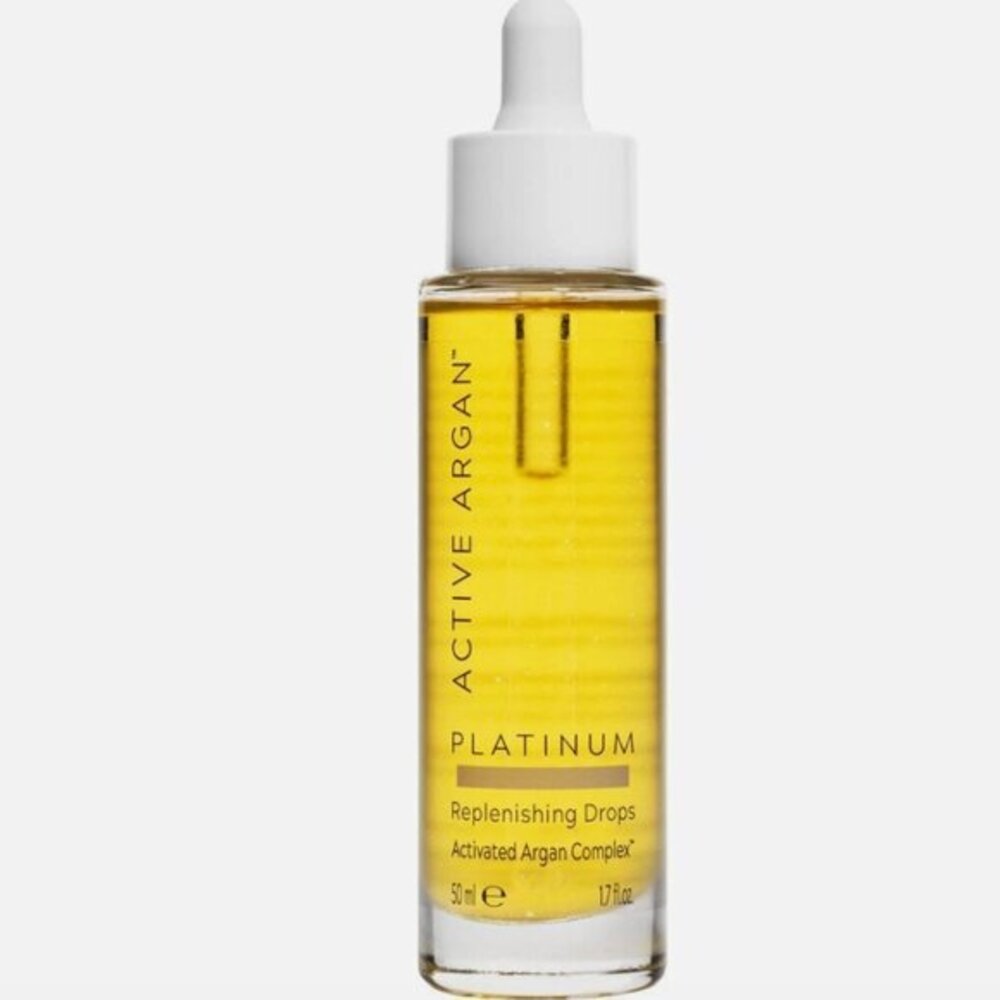 Active Argan Platinum Replenishing Drops 1.7 Fl Oz. New Sealed Box